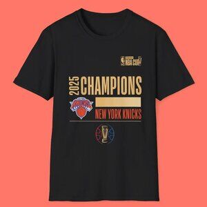 New York Knicks 2025 NBA Cup Champions Shirt - Knicks NBA Cup Champions Tee 91